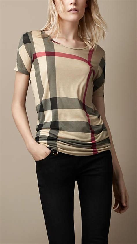 women's burberry shirt|burberry outfits for women.